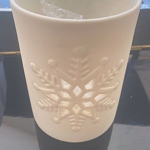 Lenox snowflake votive